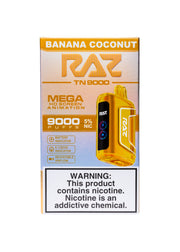 RAZ TN9000 Banana Coconut | GetPop RAZ TN9000 Banana Coconut | GetPop