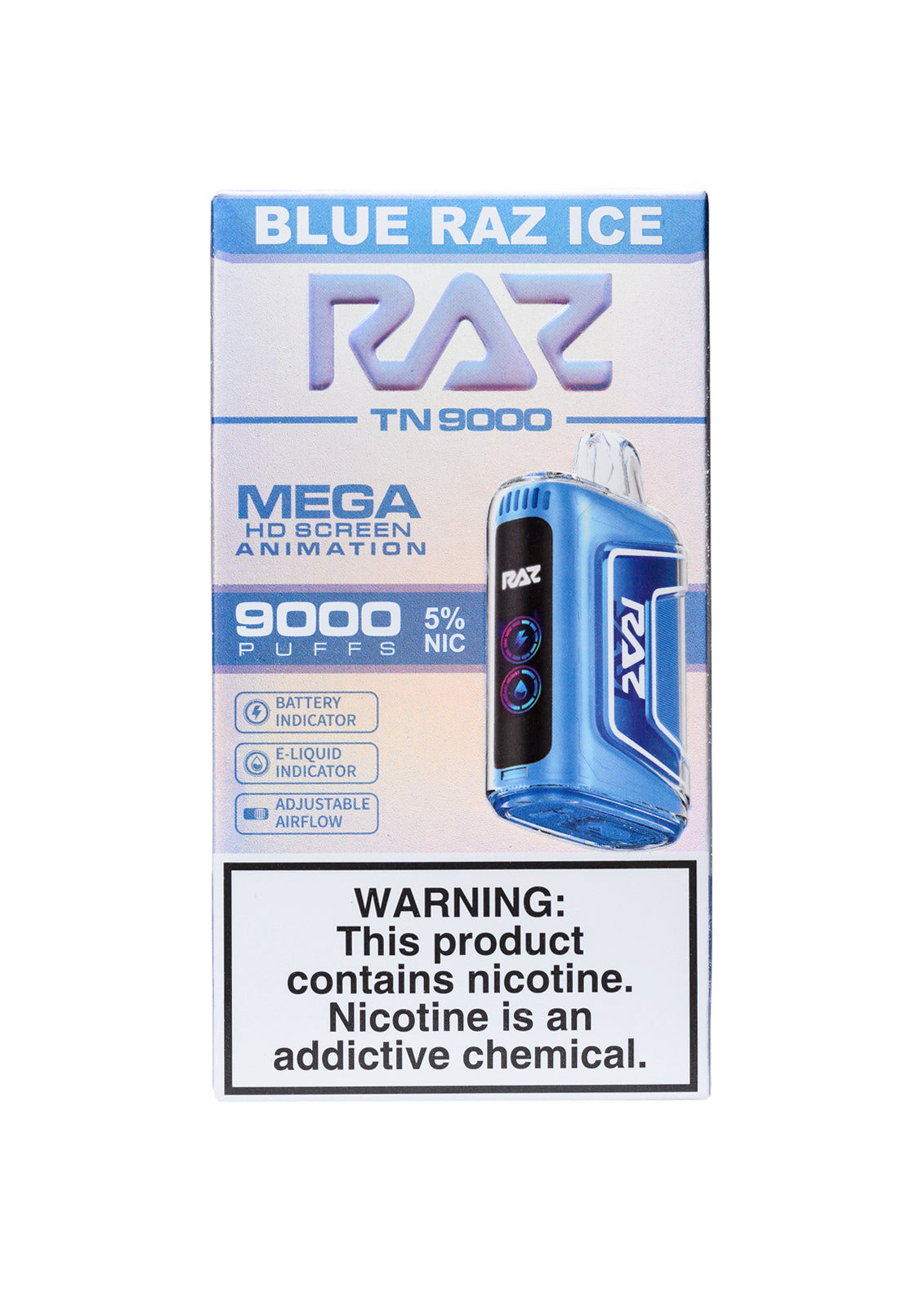 RAZ TN9000 Blue Raz Ice | GetPop