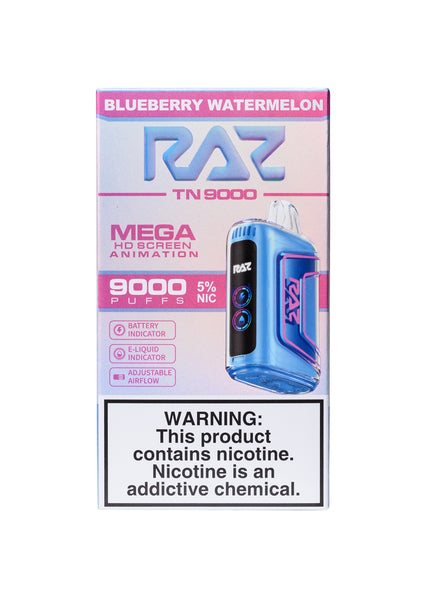 elf bar vape uk RAZ TN9000 Blueberry Watermelon
