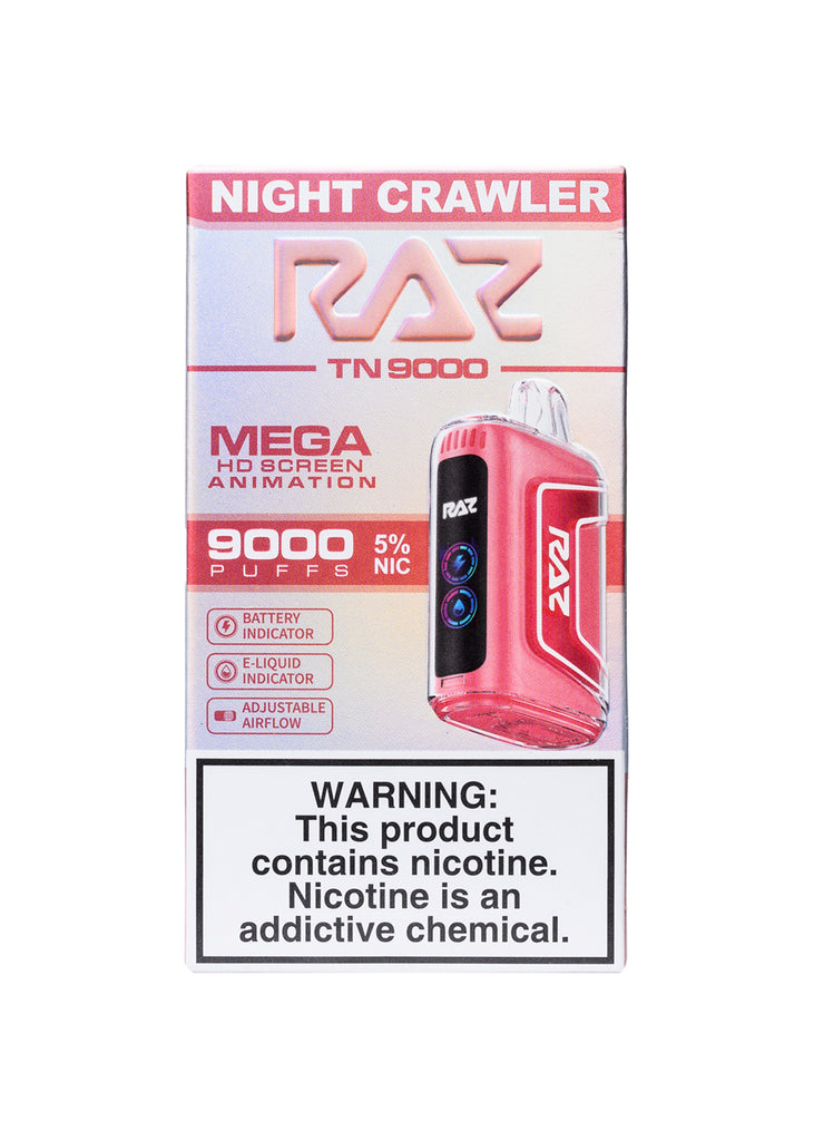 Night Crawler Raz TN9000 Vape – Mi-One Brands