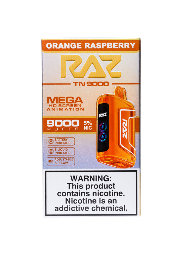 RAZ TN9000 Orange Raspberry | GetPop