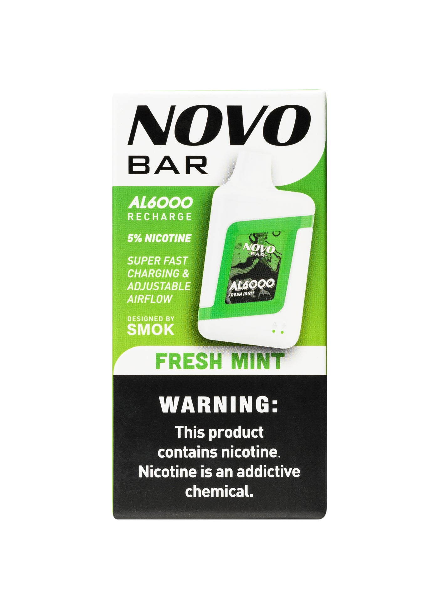 SMOK Novo Bar AL6000 Fresh Mint | GetPop